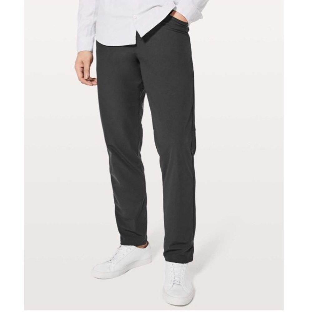 Lululemon Men's ABC Classic Fit Pant Warpstreme Obsidian Gray Size 30